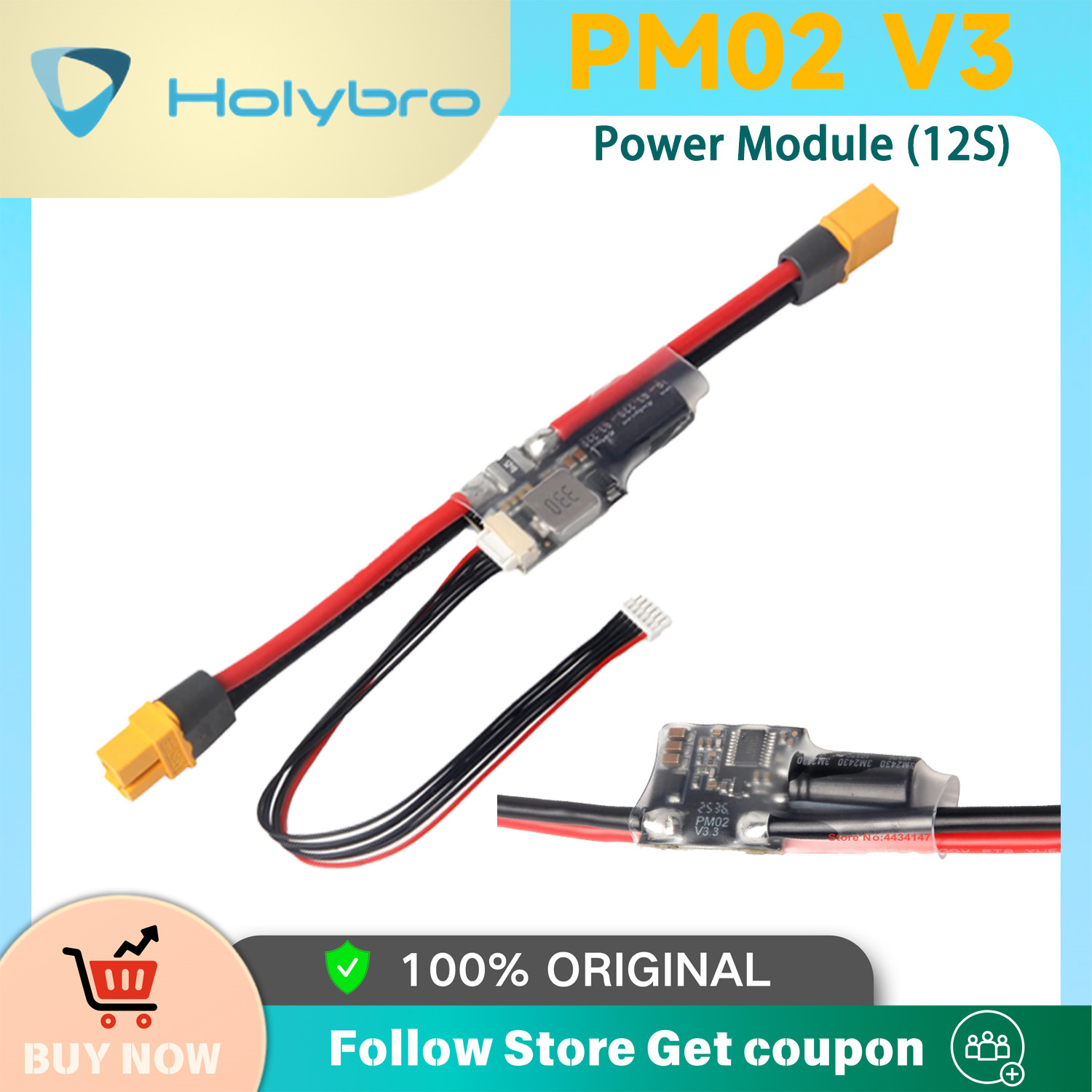 Drone Kit Hexacopter - Holybro PM02D módulo de potencia 2S-12S