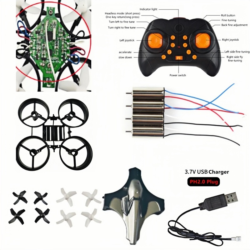 Drone Kit Build Yourself - Kit Completo de Dron DIY 2.4G