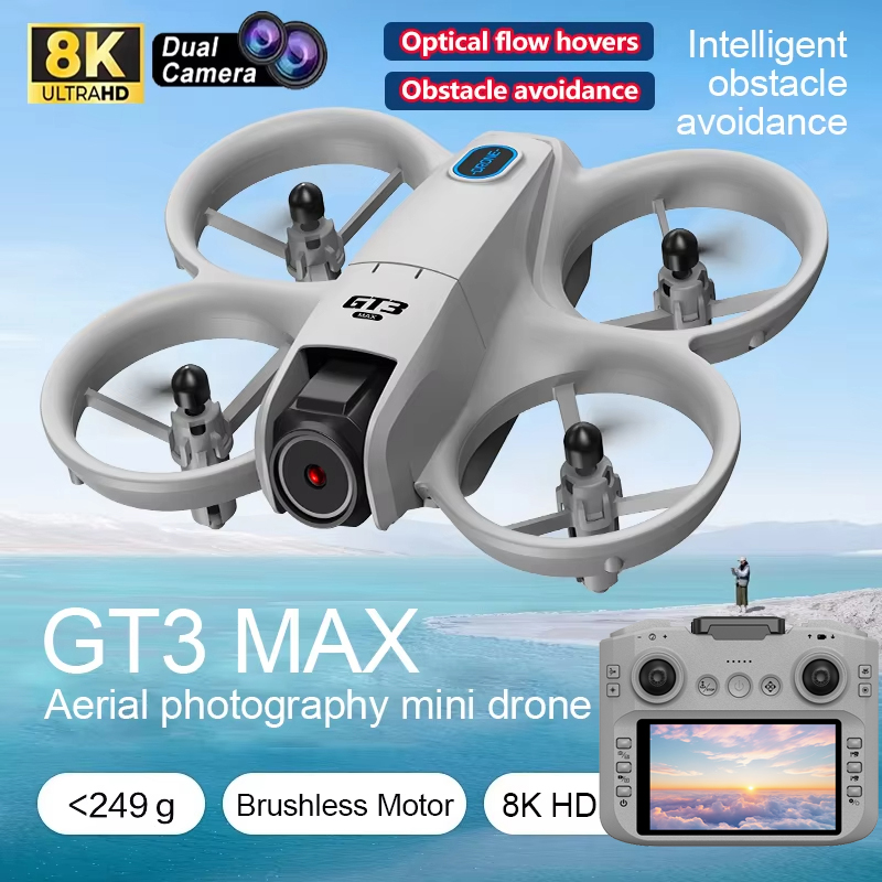 Nuevo Dron GT3 MAX 8K HD con C - Drone Kit Tricopter reseña y precio